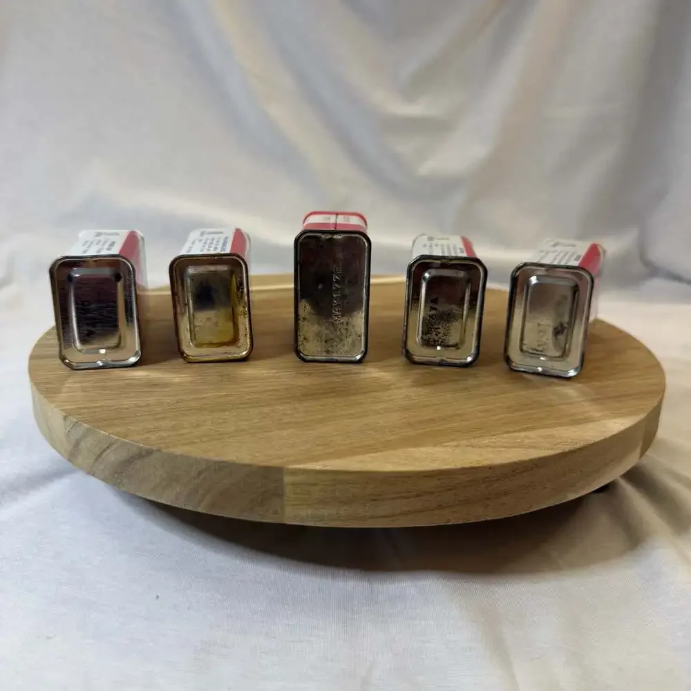 Vintage Lot of 5 Metal Spice Tins including Schilling, McCormick, and Ann Page